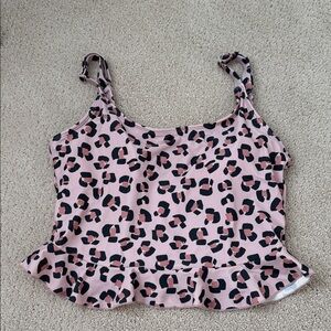 Janela Bay cheetah tankini top